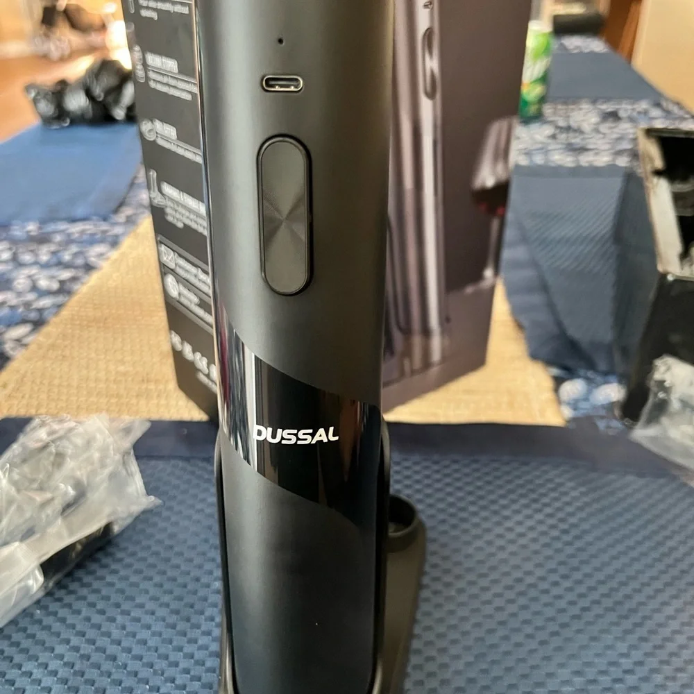 Dussal Black Electric Wine Opener Set